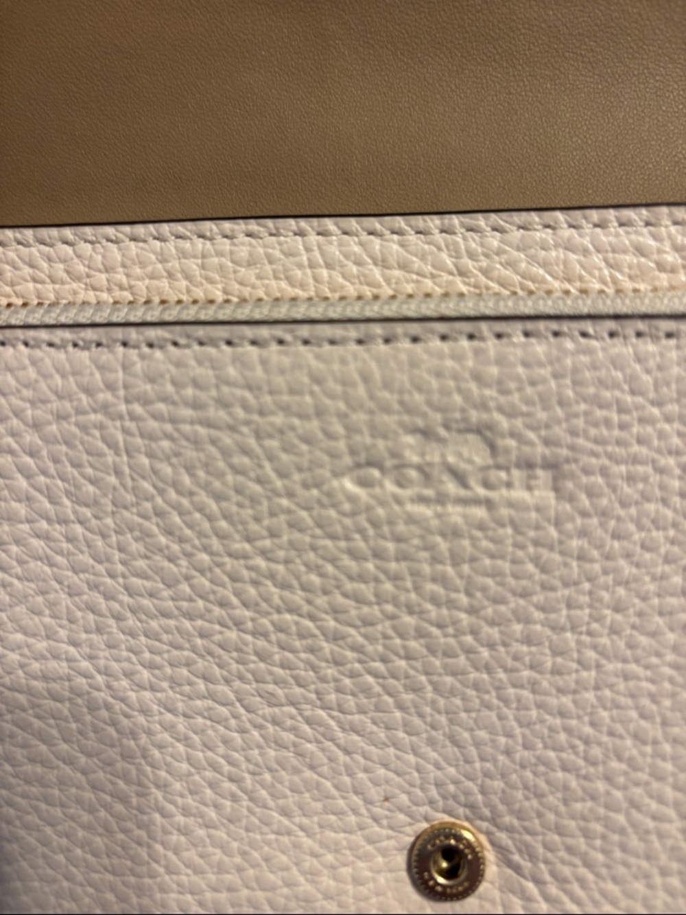 Coach Cream Crossbody with matching card holder - Picture 7 of 14